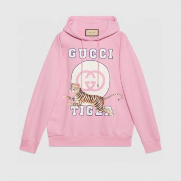 Gucci  Unisex Logo Casual Hoodie Pink - 구찌 2022 남/녀 로고 캐쥬얼 후드티 Guc04549x Size(xs 