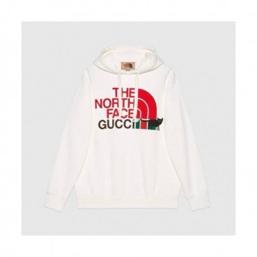 Gucci  Unisex Logo Casual Hoodie White - 구찌 2021 남/녀 로고 캐쥬얼 후드티 Guc04525x Size(s 