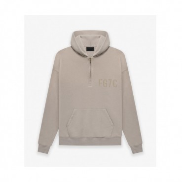Fear of god  Unisex Logo Oversize Cotton Hoodie Gray - 피어오브갓 2021 남/녀 로고 오버사이즈 코튼 후드티 Fea0377x Size(s 