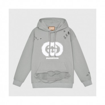 Gucci  Unisex Logo Casual Cotton Hoodie Gray - 구찌 2021 남/녀 로고 캐쥬얼 코튼 후드티 Guc04516x Size(xs 