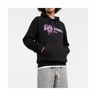 Palm Angels  Mm/Wm Logo Cotton Hoodie Black - 팜 엔젤스 2021 남/녀 로고 코튼 후디 Pam0359x Size(s 