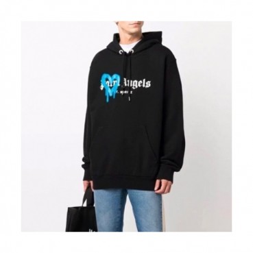 Palm Angels  Mm/Wm Logo Cotton Hoodie Black - 팜 엔젤스 2021 남/녀 로고 코튼 후디 Pam0358x Size(s 