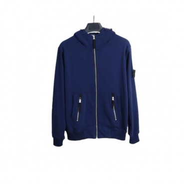 Stone Island  Mens  Logo Cotton Hoodie Navy - 스톤아일랜드 2021 남성 로고 코튼 후디 Sto0430x Size(m 