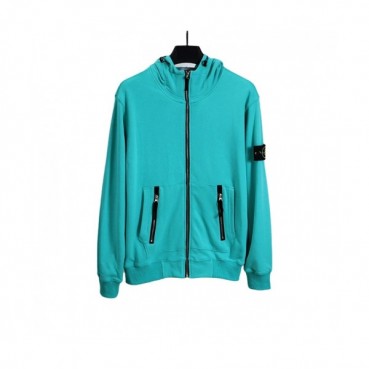 Stone Island  Mens  Logo Cotton Hoodie Blue - 스톤아일랜드 2021 남성 로고 코튼 후디 Sto0428x Size(m 