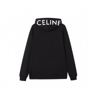 Celine Mm/Wm Cotton Hoodie Black - 셀린느 2021 남/녀 로고 코튼 후디 Cel0205x Size(s 