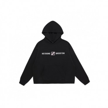 WELLDONE  Mm/Wm Retro Logo Hoodie Black - 웰던 2021 남/녀 레트로 로고 후드티 Wel0046x Size(s 