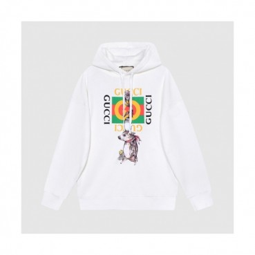 Gucci  Mm/Wm Logo Casual Hoodie White - 구찌 2021 남/녀 로고 캐쥬얼 후드티 Guc04498x Size(s 