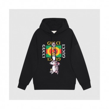 Gucci  Mm/Wm Logo Casual Hoodie Black - 구찌 2021 남/녀 로고 캐쥬얼 후드티 Guc04497x Size(s 