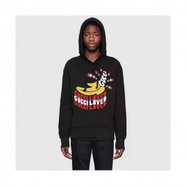 Gucci  Mm/Wm Logo Casual Hoodie Black - 구찌 2021 남/녀 로고 캐쥬얼 후드티 Guc04494x Size(xs 