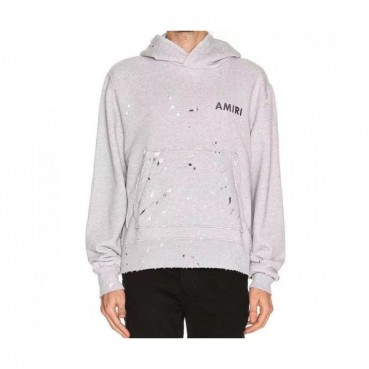 Amiri  Mens Casual Cotton Hoodie Gray - 아미리 2021 남성 캐쥬얼 코튼 후드티 Ami0313x Size(s 