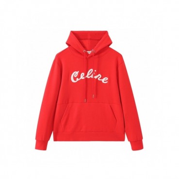 Celine Mm/Wm Cotton Hoodie Red - 셀린느 2021 남/녀 로고 코튼 후디 Cel0194x Size(m 