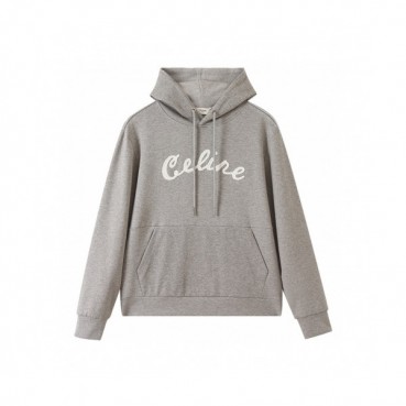 Celine Mm/Wm Cotton Hoodie Gray - 셀린느 2021 남/녀 로고 코튼 후디 Cel0192x Size(m 