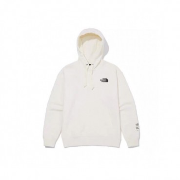The North Face  Mm/Wm Logo Cotton Hoodie Ivory - 노스페이스 2021 남/녀 로고 코튼 후디 Nor0232x