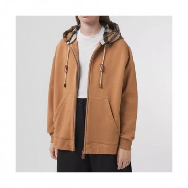 Burberry Mm/Wm Logo Casual Cotton Hoodie Beige - 버버리 2021 남/녀 로고 캐쥬얼 코튼 후드티 Bur04227x Size(s 