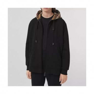 Burberry Mm/Wm Logo Casual Cotton Hoodie Black - 버버리 2021 남/녀 로고 캐쥬얼 코튼 후드티 Bur04226x Size(s 