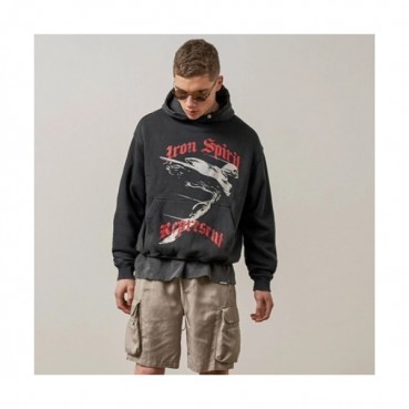 Represent  Mm/Wm Wolf Logo Cotton Hoodie - 리프리젠트 2021 남자 울프 로고 코튼 후드티 Rep0039x Size(s 