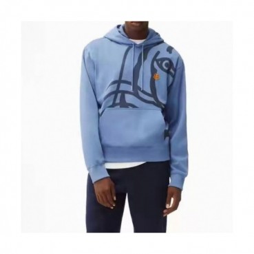 Kenzo  Mm/Wm Signature Tiger Cotton Hoodie Blue - 겐조 2021 남/녀 시그니처 타이거 코튼 후드티 Ken0169x Size(m 