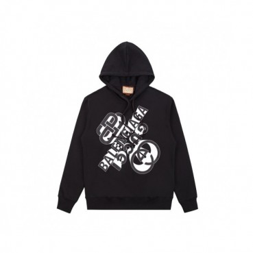 Balenciaga  Mm/Wm Logo Cotton Hoodie Black - 발렌시아가 2021 남/녀 로고 코튼 후디 Bal01231x Size(xs 