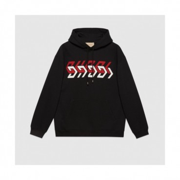 Gucci  Mm/Wm Logo Casual Hoodie Black - 구찌 2021 남/녀 로고 캐쥬얼 후드티 Guc04462x Size(xs 
