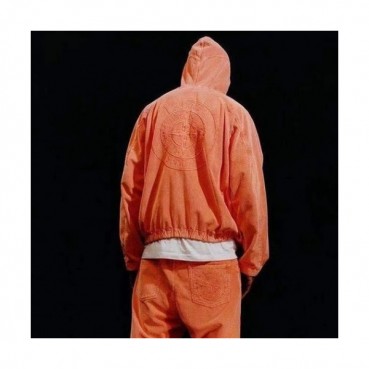 Stone Island  Mens  Logo Cotton Hoodie Orange - 스톤아일랜드 2021 남성 로고 코튼 후디 Sto0389x Size(m 