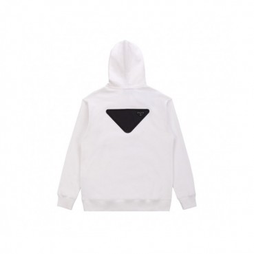 Prada  Mens Casual Cotton Hoodie White - 프라다 2021 남성 캐쥬얼 코튼 후드티 Pra02455x Size(m 