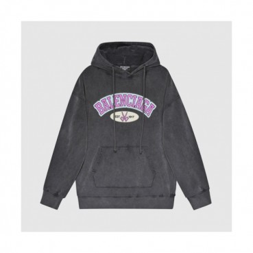 Balenciaga  Mm/Wm Logo Cotton Oversize Hoodie - 발렌시아가 2021 남/녀 로고 코튼 오버사이즈 후디 Bal01222x Size(xs 