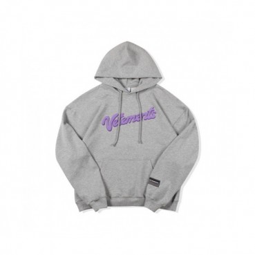 Vetements  Mm/Wm Logo Oversize Cotton Hoodie Gray - 베트멍 2021 남/녀 로고 오버사이즈 코튼 후드티 Vet0217x Size(xs 