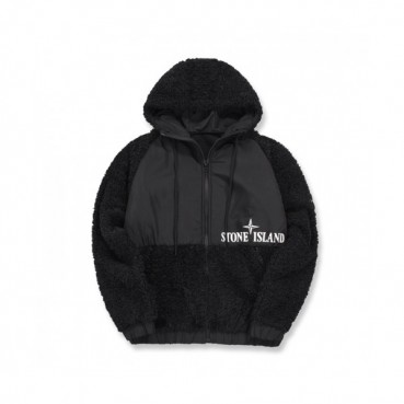 Stone Island  Mens  Logo Cotton Hoodie Balck - 스톤아일랜드 2021 남성 로고 코튼 후디 Sto0375x Size(m 