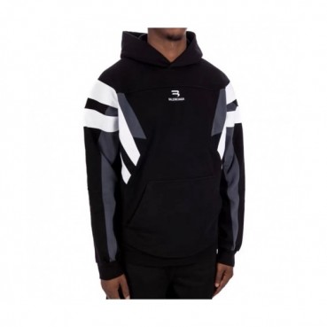 Balenciaga  Mm/Wm Logo Cotton Hoodie Black - 발렌시아가 2021 남/녀 로고 코튼 후디 Bal01221x Size(s 