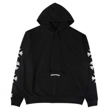 Chrom Hearts  Mens Logo Cotton Hoodie Black - 크롬하츠 2024 남성 로고 코튼 후디 Chr0429x Size(m 
