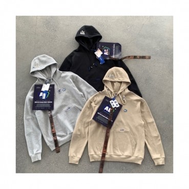 ADER  Mens Minimal Cotton Hoodie Gray Black Beige - ADER 2021 남성 미니멀 코튼 후디 Ade0062x Size(A1 