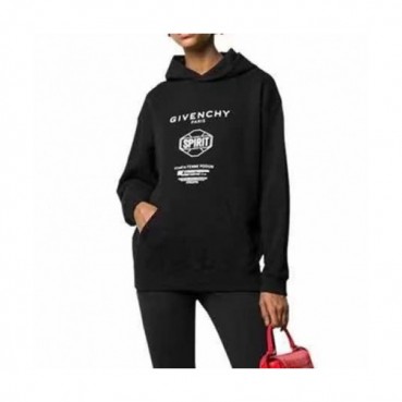 Givenchy  Mm/Wm Logo Casual Cotton Hoodie Black - 지방시 2021 남/녀 로고 캐쥬얼 코튼 후드티 Giv0561x Size(s 