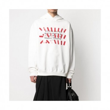 Maison margiela  Mens Deserve Printing Cotton Hoodie White - 메종 마르지엘라 2021 남성 프린팅 코튼 후디 Mai0066x Size(m 
