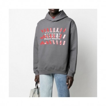 Maison margiela  Mens Deserve Printing Cotton Hoodie Gray - 메종 마르지엘라 2021 남성 프린팅 코튼 후디 Mai0065x Size(m 