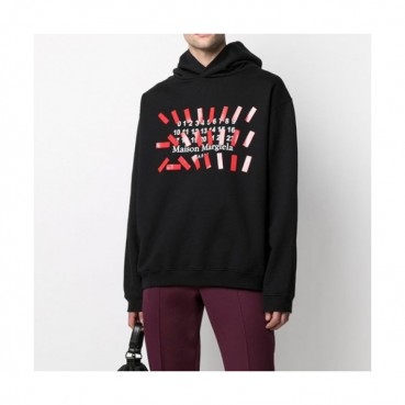 Maison margiela  Mens Deserve Printing Cotton Hoodie Black - 메종 마르지엘라 2021 남성 프린팅 코튼 후디 Mai0064x Size(m 