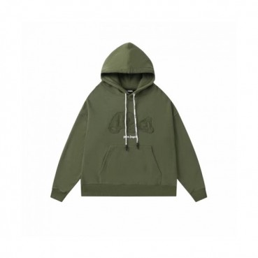 Palm Angels  Mm/Wm Logo Cotton Hoodie Green - 팜 엔젤스 2021 남/녀 로고 코튼 후디 Pam0346x Size(s 