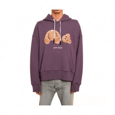 Palm Angels  Mm/Wm Logo Cotton Hoodie Purple - 팜 엔젤스 2021 남/녀 로고 코튼 후디 Pam0345x Size(s 