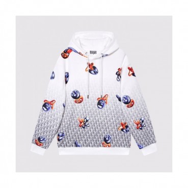 Dior  Mm/Wm  Logo Casual Cotton Hoodie White - 디올 2021 남/녀 로고 캐쥬얼 코튼 후디 Dio01475x Size(xs 