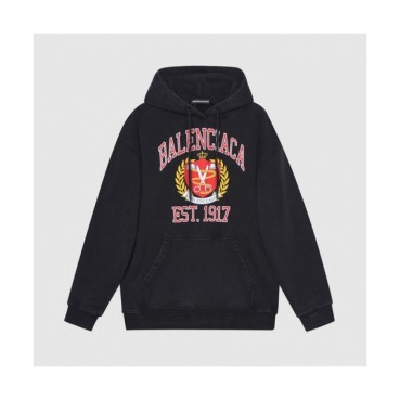 Balenciaga  Mm/Wm Logo Cotton Hoodie Black - 발렌시아가 2021 남/녀 로고 코튼 후디 Bal01202x Size(xs 