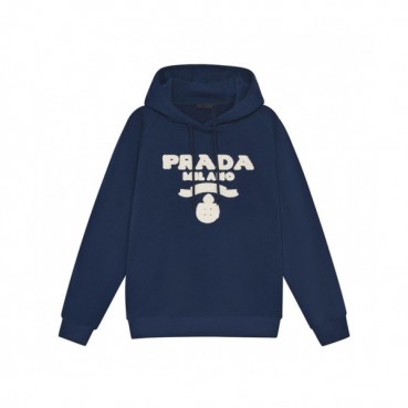 Prada  Mens Casual Cotton Hoodie Navy - 프라다 2021 남성 캐쥬얼 코튼 후드티 Pra02418x Size(xs 