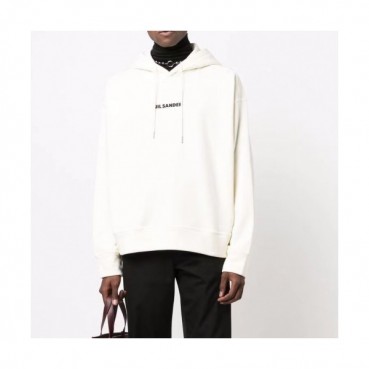 Jil Sander  Mm/Wm Basic Crew-neck Cotton Hoodie  