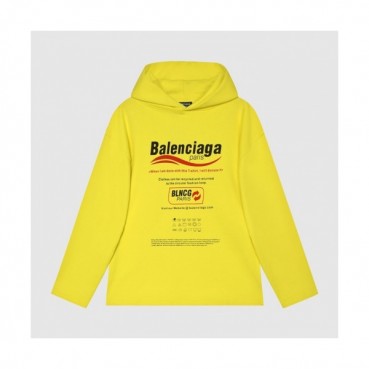 Balenciaga  Mm/Wm Logo Cotton Hoodie Yellow  - 발렌시아가 2021 남/녀 로고 코튼 후디 Bal01200x Size(xs 