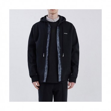 ADER  Mens Minimal Cotton Hoodie Black - ADER 2021 남성 미니멀 코튼 후디 Ade0052x Size(s 