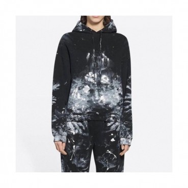 Balenciaga  Mm/Wm Logo Cotton Hoodie Black - 발렌시아가 2021 남/녀 로고 코튼 후디 Bal01194x Size(s 