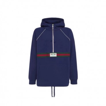 Gucci  Mm/Wm Logo Casual Hoodie Navy - 구찌 2021 남/녀 로고 캐쥬얼 후드티 Guc04101x Size(xs 
