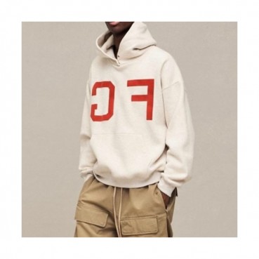Fear of god  Mm/Wm Logo Oversize Cotton Hoodie Gray - 피어오브갓 2021 남/녀 로고 오버사이즈 코튼 후드티 Fea0352x Size(s 