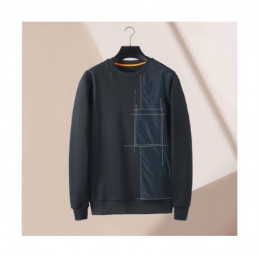 Hermes  Mens Logo Casual Cotton Hoodie Navy - 에르메스 2021 남성 로고 캐쥬얼 코튼 후드티 Her0691x Size(m 
