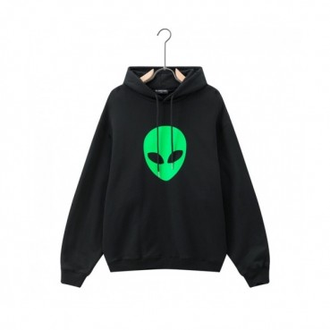 Balenciaga  Mm/Wm Logo Cotton Hoodie Black - 발렌시아가 2021 남/녀 로고 코튼 후디 Bal01191x Size(xs 