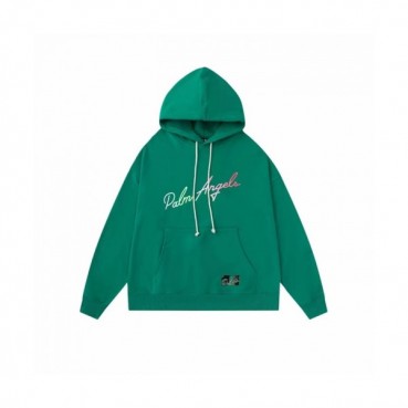 Palm Angels  Mm/Wm Logo Cotton Hoodie Green - 팜 엔젤스 2021 남/녀 로고 코튼 후디 Pam0340x Size(s 