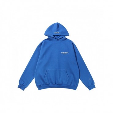 Fear of god  Mm/Wm Logo Oversize Cotton Hoodie Blue - 피어오브갓 2021 남/녀 로고 오버사이즈 코튼 후드티 Fea0347x Size(s 